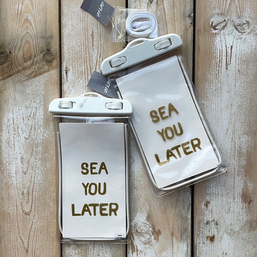 ❣️HOST PICK❣️ Waterproof Phone Cases (Set of two) Sea You Later